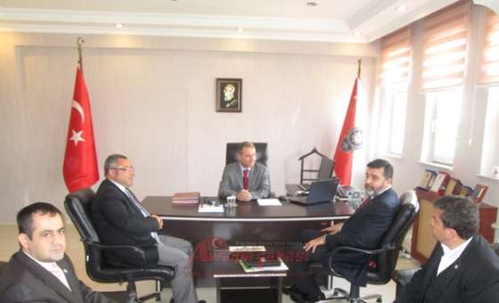 Sanayicilerden Çorlu İlçe Emniyet Müdürü Öğüt`e Ziyaret