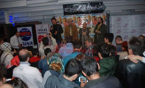 Sürgün İnek Filminin Oyuncuları Çorlu`da
