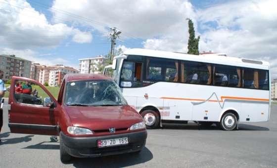 Çorlu'da Kaza: 1 Yaralı