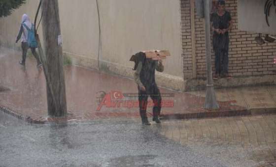 Hafta Sonu Çorlu'ya Yağmur Sürprizi
