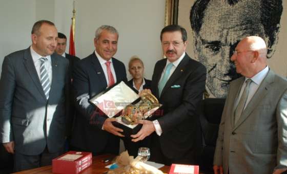 Tobb Başkanı Hisarcıklıoğlu'ndan Çorlu Ticaret Borsası'na Ziyaret