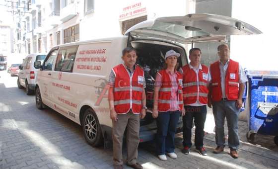 Kızılay Çorlu Şubesi`nden Soma`ya Yardım