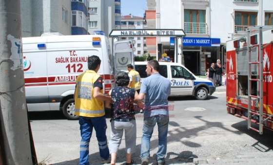 Ev Yangını Korkuttu