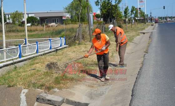 Karayolları Ekiplerinden Çorlu'da Çalışma