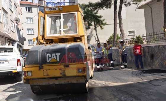 Çorlu Belediyesi Ara Sokakları Asfaltlıyor