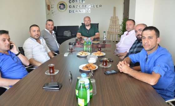 İştrak'dan Çorlu Gazeteciler Derneği`ne Ziyaret