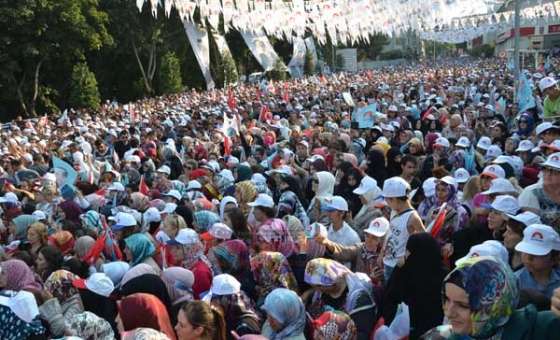 Recep Tayyip Erdoğan Tekirdağ'da