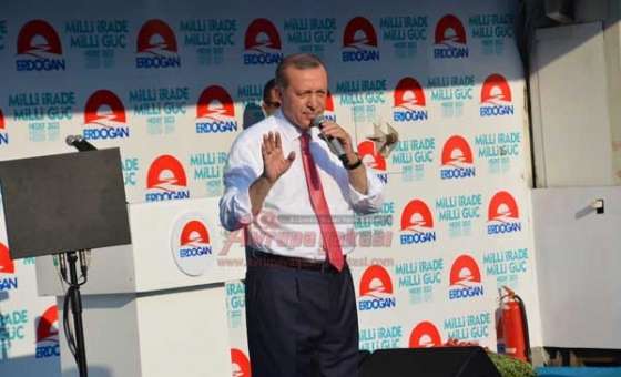 Recep Tayyip Erdoğan Tekirdağ'da