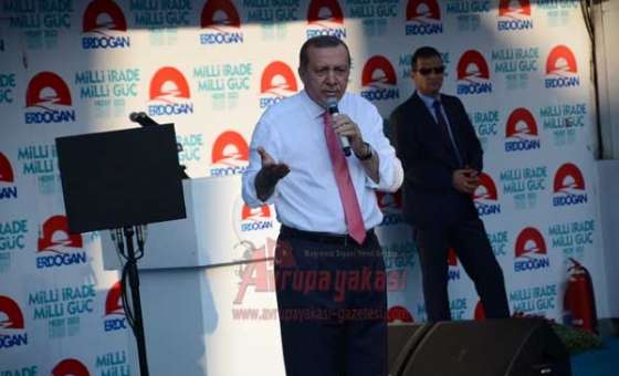 Recep Tayyip Erdoğan Tekirdağ'da