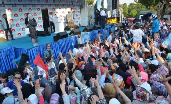 Recep Tayyip Erdoğan Tekirdağ'da