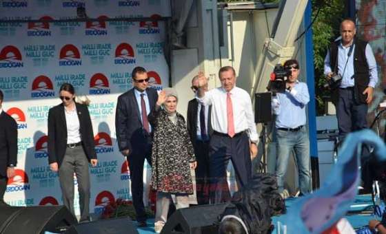 Recep Tayyip Erdoğan Tekirdağ'da