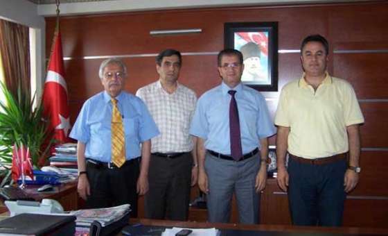 Çorlu'dan Ayrılan Şube Müdürlerinden Kaymakam Doğan'a Veda Ziyareti