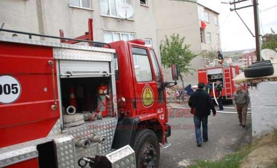 Devrilen Soba Yangına Neden Oldu