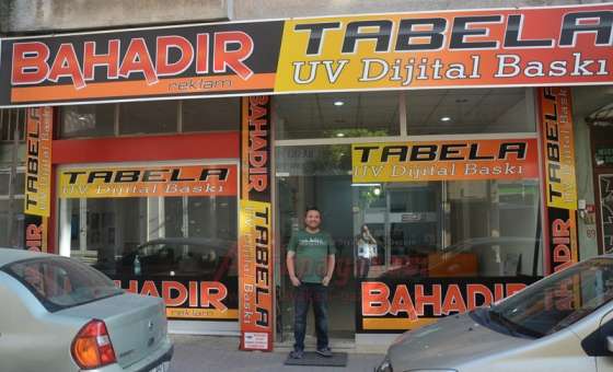 Bahadır Reklam Tabela Yeni Yerinde