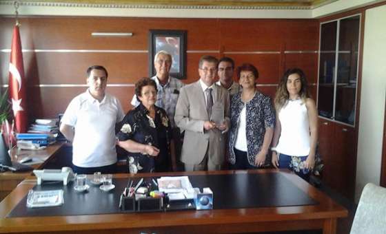 Kızılay Çorlu Şubesi`nden Kaymakam Doğan` A Ziyaret