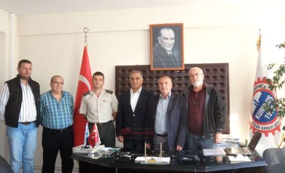Jandarma Komutanı Gürzsoy`dan Yeni Sanayi Sitesi`ne Ziyaret