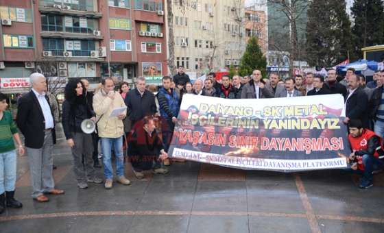 Grevdeki İşçilere Destek İçin Platform Kurdular