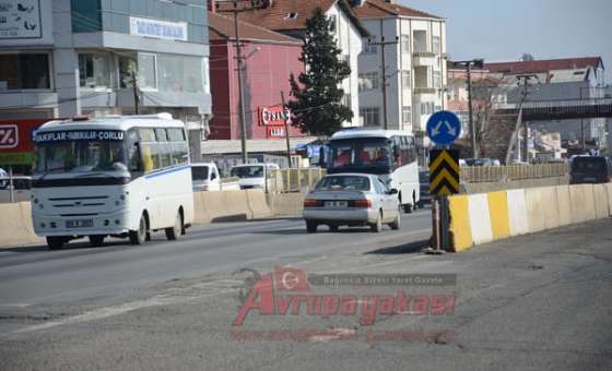 Beton Bariyerlere Tedbir Alındı