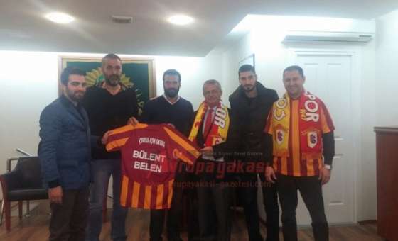 Çorluspor 1947 Taraftarlarından Mhp Milletvekili Belen Ve İlçe Başkanı Ergün'e Ziyaret