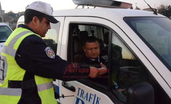 Servis Araçlarına Trafik Kontrolü