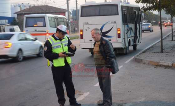 Servis Araçlarına Trafik Kontrolü