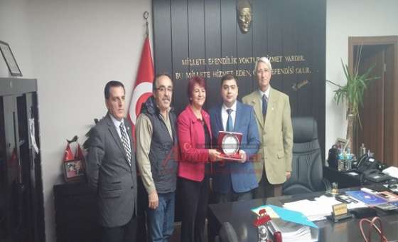 Kızılay Çorlu Şubesi'nden Ergene Kaymakamı Kızıltoprak'a Ziyaret