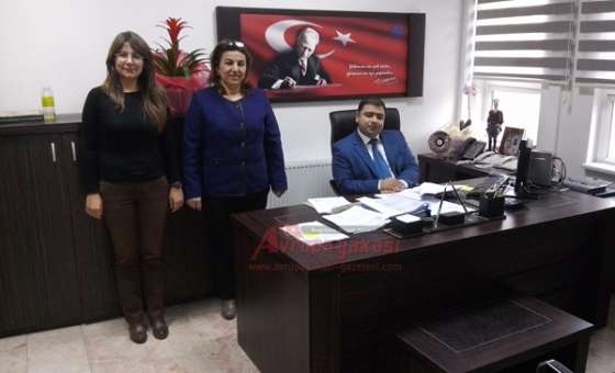 Kaymakam Kızıltoprak`dan Mal Müdürlüğüne Ziyaret
