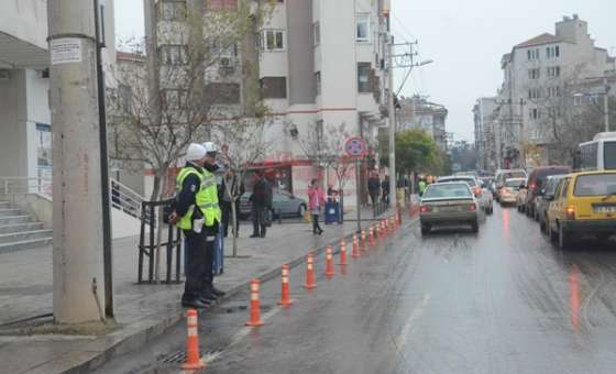 Trafik Ekiplerinden Yoğun Mesai