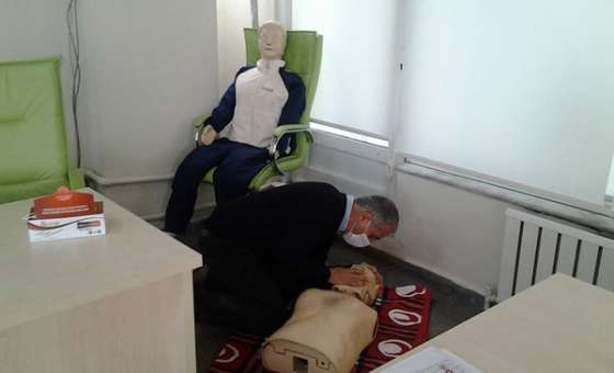 Türk Kızılayı Çorlu Şubesi İlkyardım Eğitimlerine Devam Ediyor