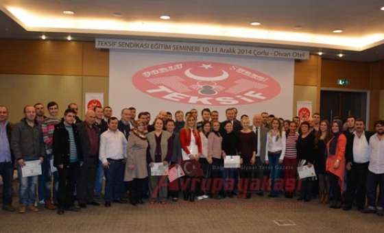 Teksif'in Eğitim Seminerine Katılanlara Sertifikaları Verildi