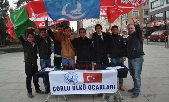 Çorlu Ülkü Ocaklarından İmza Kampanyası
