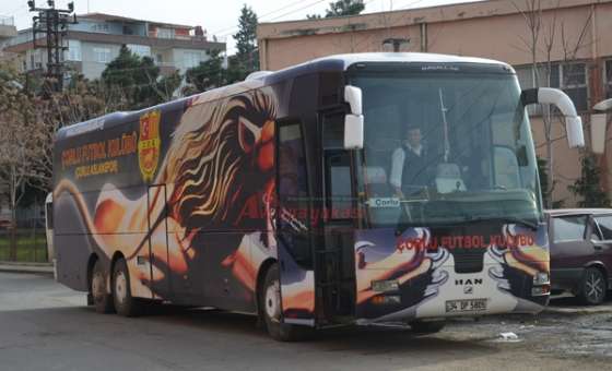 Çorlu Aslanspor'a Takım Otobüsü