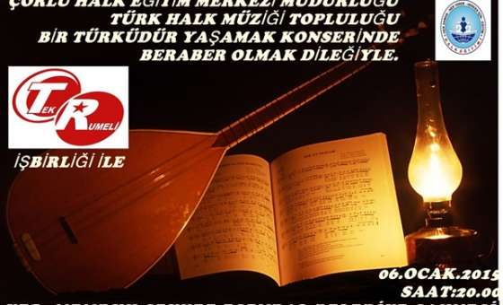 Halk Eğitim Merkezi Korosu`ndan Bir Türküdür Yaşamak Konseri