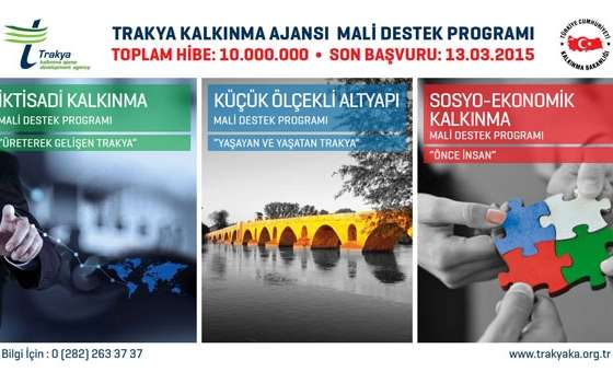 2015 Yılı Mali Destek Programları Bilgilendirme Toplantıları Başlıyor