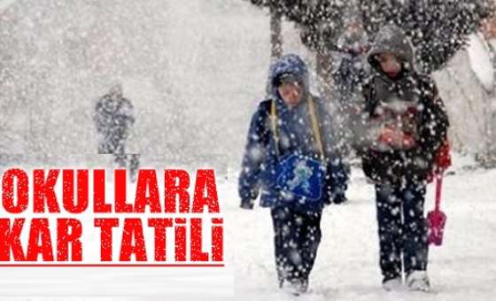 Okullar Tatil Edildi
