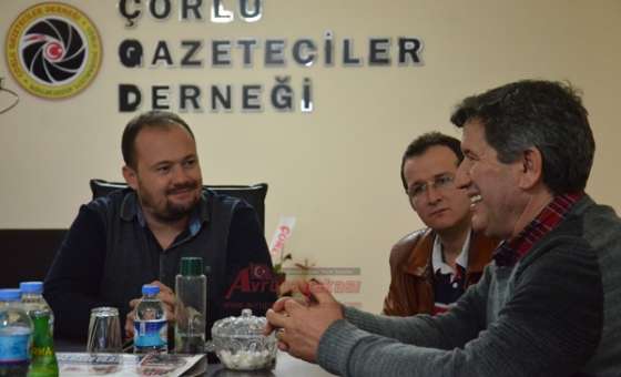 Şerafetdin Terzi `den Çorlu Gazeteciler Derneği`ne Ziyaret