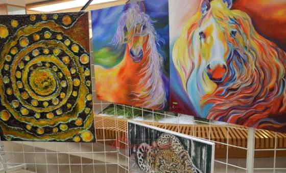 Ressam Esra Coşkun'un Sergisi Açıldı