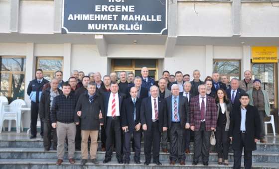 Tekirdağ Büyükşehir Belediye Başkanı Albayrak Ergene`de