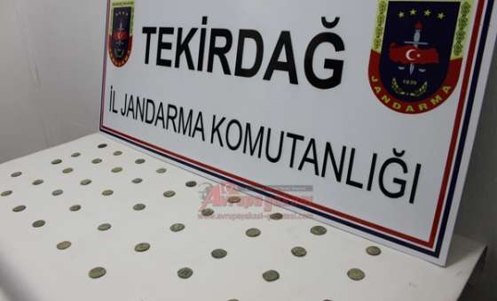 Çorlu Jandarmasından Tarihi Eser Operasyonu