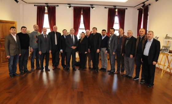 Cemevlerinin Yöneticilerinden Başkan Baysan'a Ziyaret