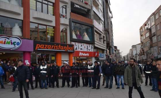 Ülkücüler Çorlu'da Yürüdü