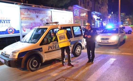 Trafik Ekiplerinden Gece Uygulaması