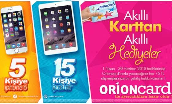 Orioncard İphone Ve İpad Verecek