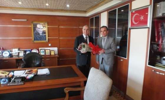 Çorlu Müftüsü Gülmek`ten Çorlu Kaymakamı Kılıç`a Ziyaret