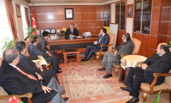 Tagid'in Konuğu Kırgızistan Başkonsolosu Mirlan Arstanbaev Kaymakam Doğan'ı Ziyaret Etti