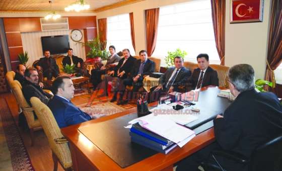 Tagid'in Konuğu Kırgızistan Başkonsolosu Mirlan Arstanbaev Kaymakam Doğan'ı Ziyaret Etti