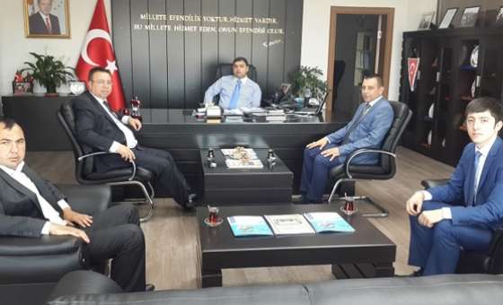 Esnaf Ve Sanatkarlardan Kaymakam Kızıltoprak'a Ziyaret