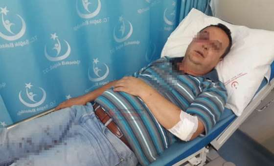 Teski Görevlilerini Hastanelik Ettiler