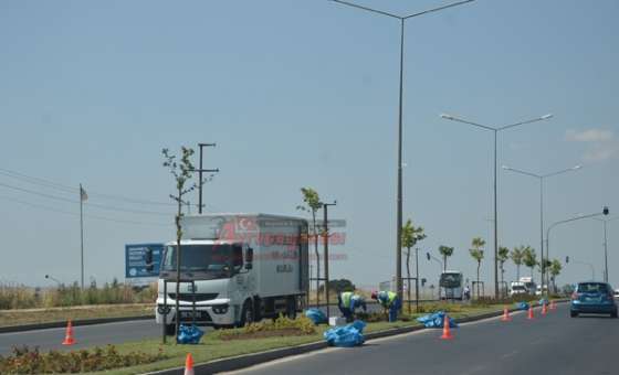 Tekirdağ Yolu Çiçeklendiriliyor