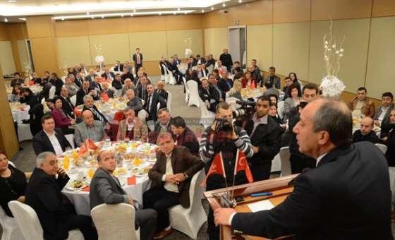 Chp Grup Başkanvekili Muharrem İnce Çorlu`da 